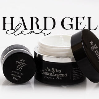 Гель для моделирования Ju.Bilej by Dance Legend “Hard Gel CLEAR” 5 и 50 мл